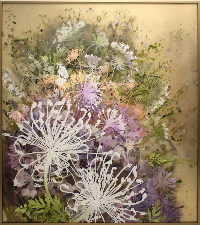 painting, Dill Flowers by Cara Enteles