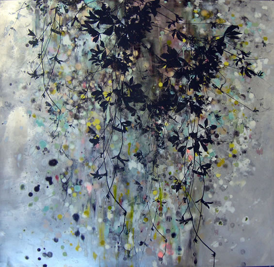 painting, Pollination 30 by Cara Enteles